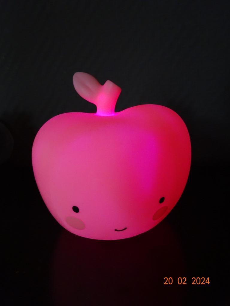 LED lampje Appel roze *Prima staat*   Kindvriendelijk, Ophalen of Verzenden