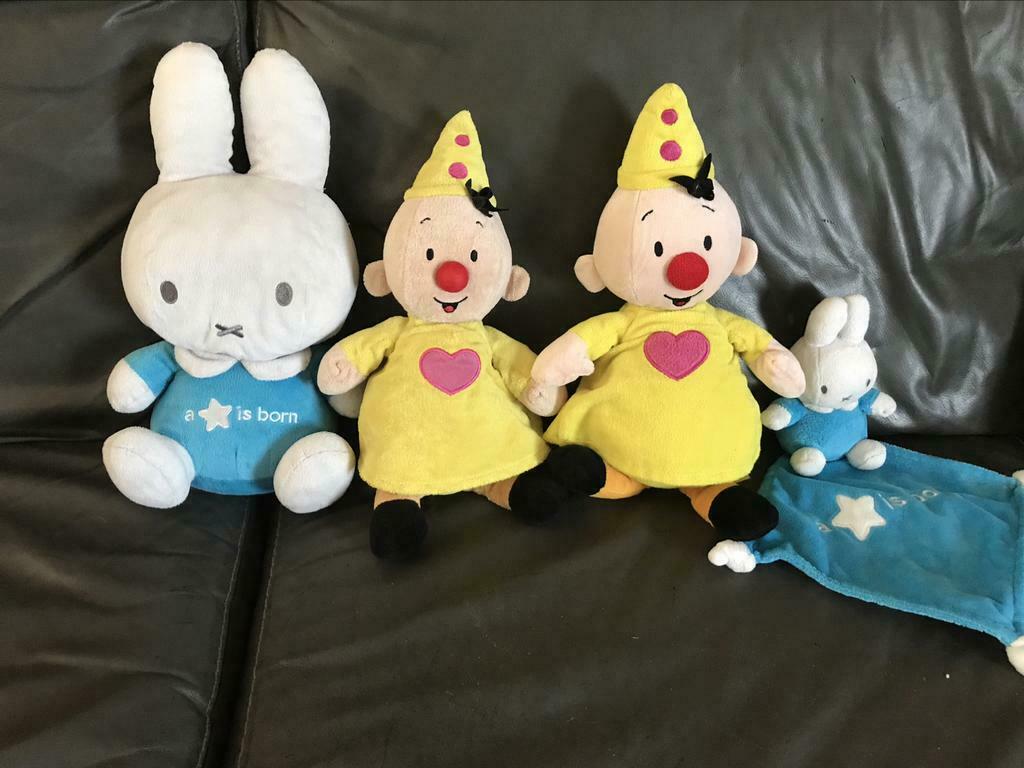 Bumba en Nijntje knuffels met en zonder belletje in, Ophalen of Verzenden, Zo goed als nieuw
