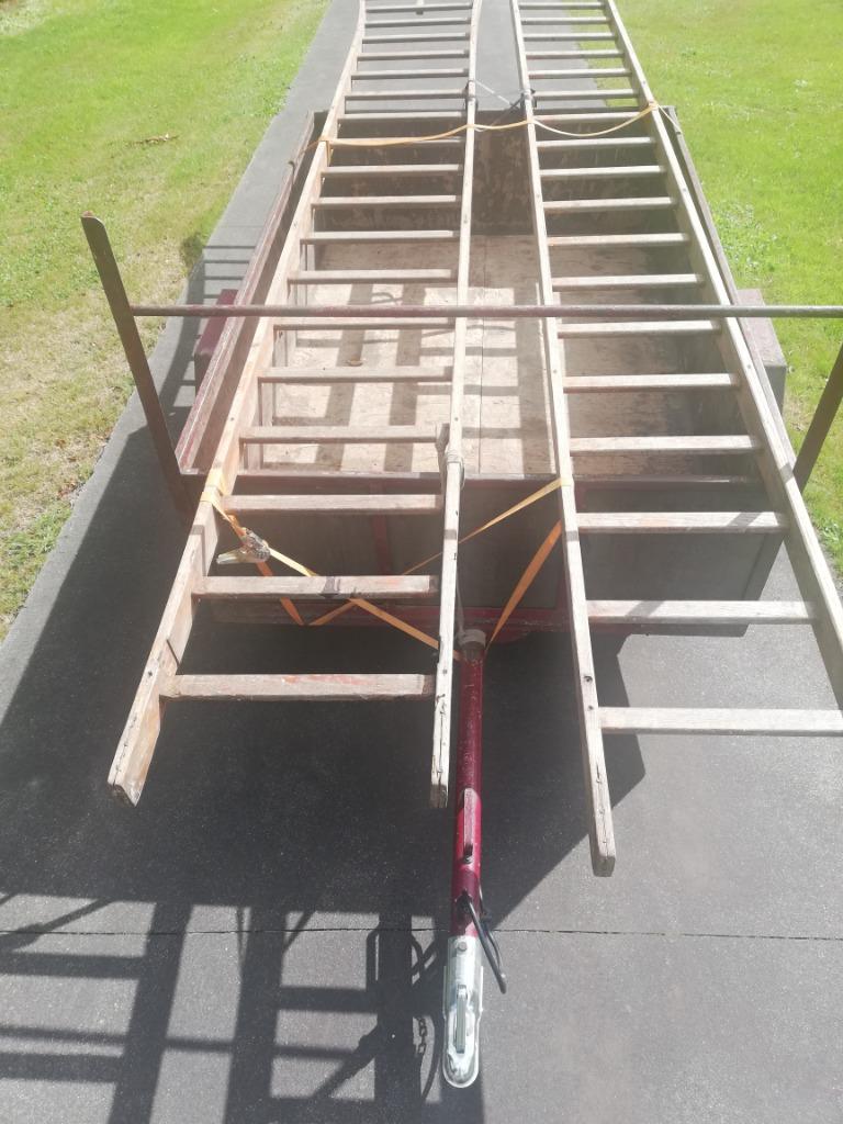 Ladders om lange zaken te vervoeren NIET om op te klimmen 5,, Ophalen, Gebruikt, Ladder, 4 meter of meer