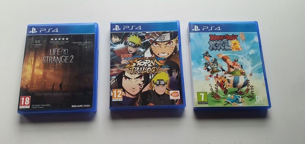 Ps4 naruto storm, asterix xxl (life is strange vendu), Enlèvement, Comme neuf