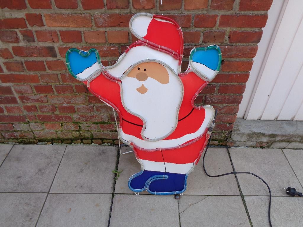 kerstman met lichtjes kan staan, Huis en Inrichting, Ophalen, Gebruikt