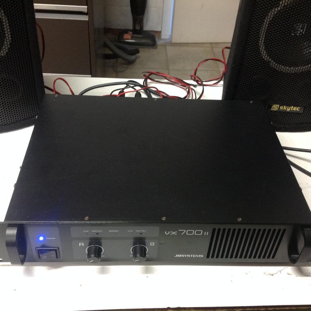 Professionele versterker JBSYSTEMS VX700II, Muziek en Instrumenten, Ophalen of Verzenden, Zo goed als nieuw, Minder dan 500 watt