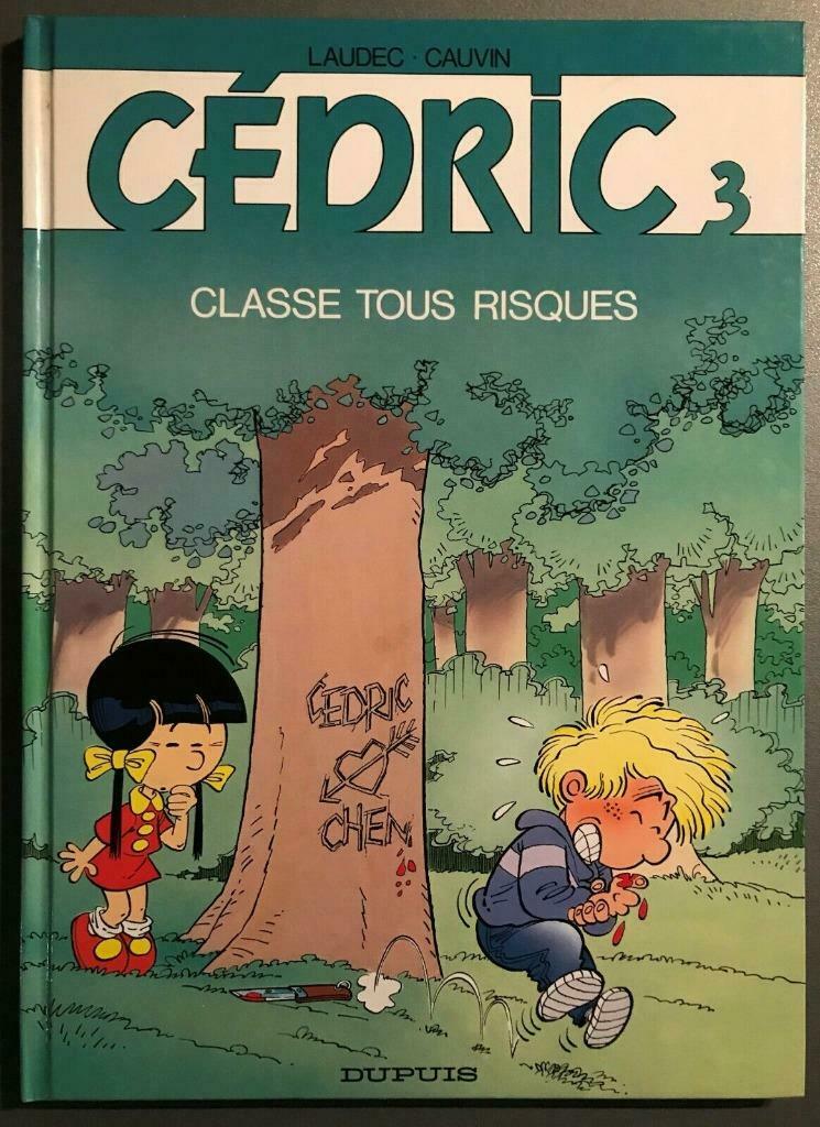 B.D. Cédric N°3 : Classe tous risques 1990 Laudec Cauvin -, Eén stripboek, Ophalen of Verzenden, Gelezen, Laudec et Cauvin
