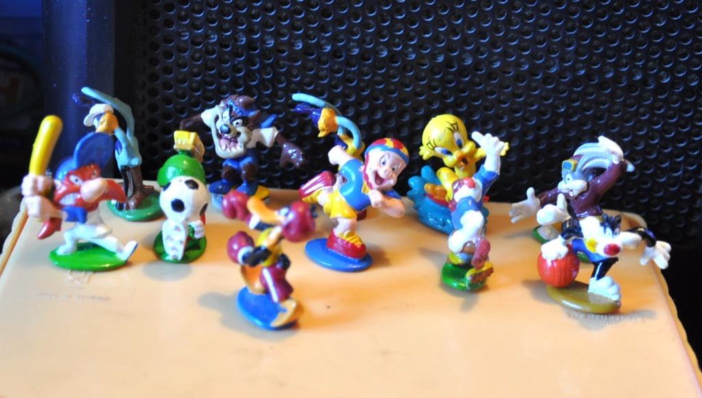 11 mini figurines looney tunes warner bros, Collections, Statues & Figurines, Comme neuf, Autres types, Enlèvement ou Envoi