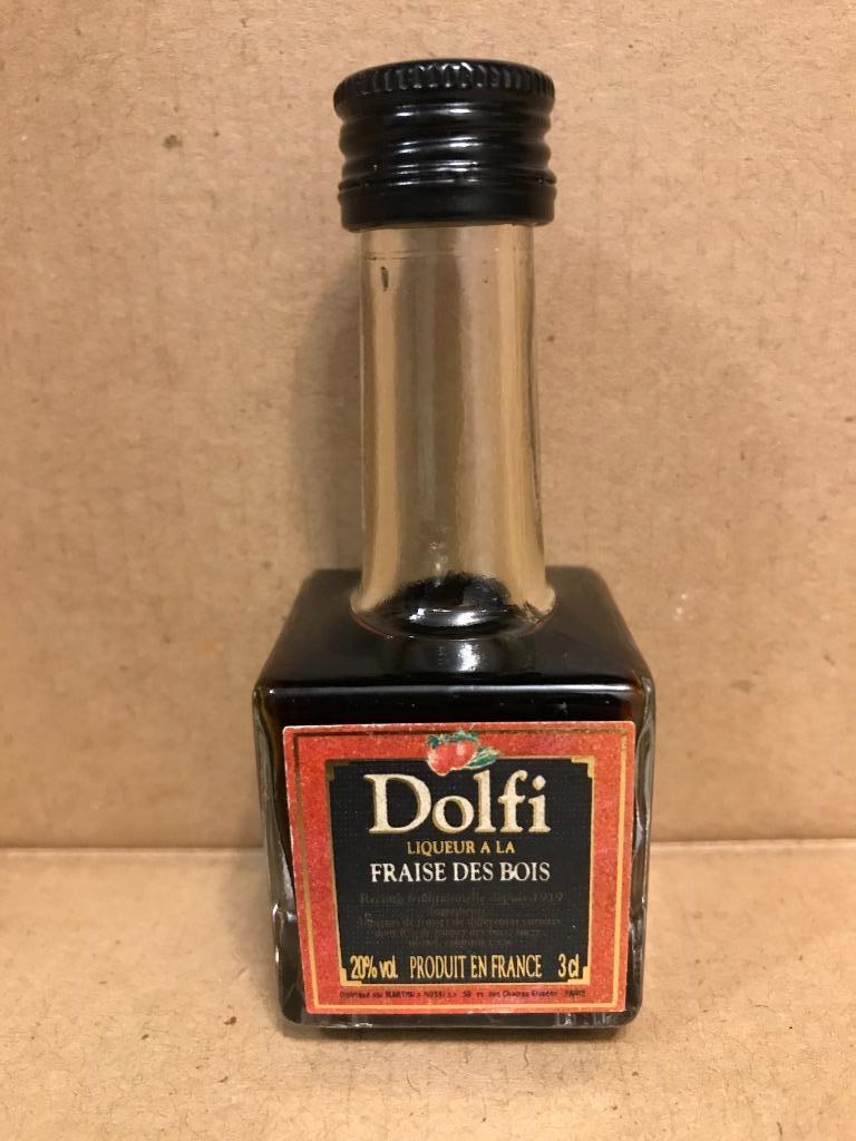 Dolfi - Liqueur à la Fraise des Bois - Mignonnette d'alcool, Neuf, Enlèvement ou Envoi, Pleine, Autres types