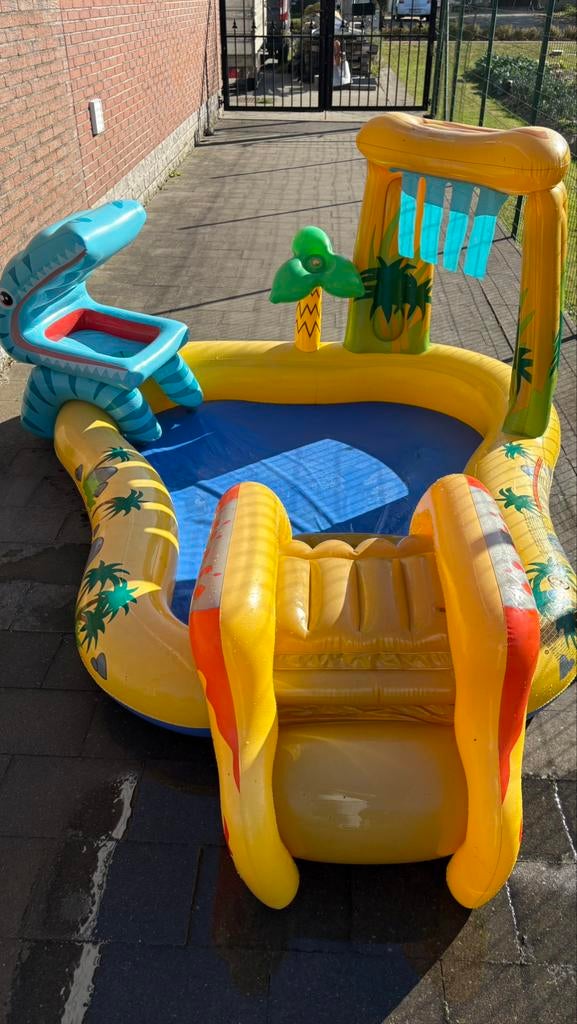Kinderzwembad intex Jurassic, Tuin en Terras, Ophalen, Zo goed als nieuw, Opblaaszwembad, 80 tot 120 cm