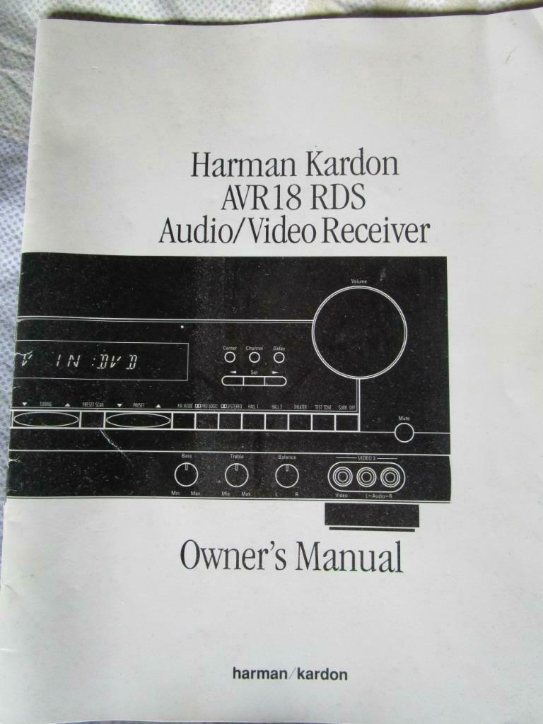 harman kardon versterker en receiver audio / video AVR18 RD., Ophalen, Gebruikt