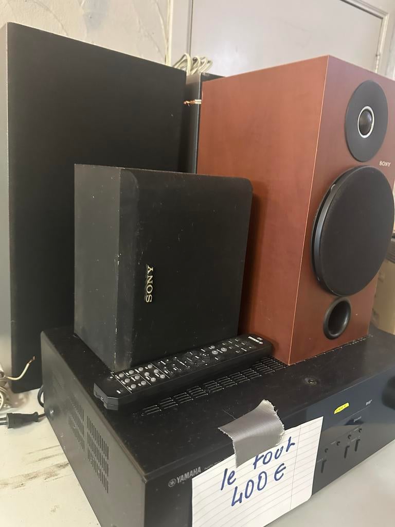 Ampili + bafes 350€ kit yamaha haute qualite, Enlèvement ou Envoi, Comme neuf