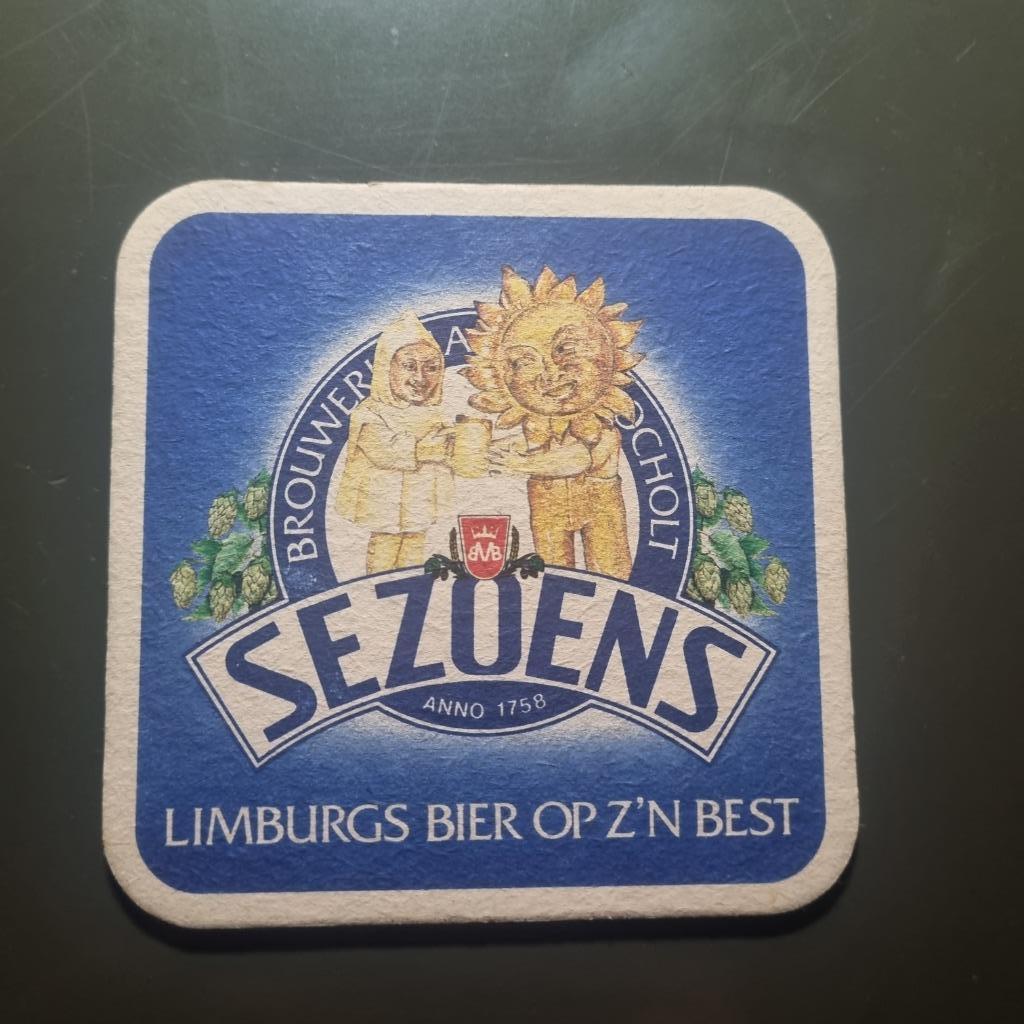 Sous Bock Sezoens (modèle 3), Enlèvement ou Envoi, Utilisé, Sous-bock, Autres marques