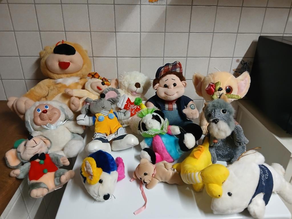 supergroot knuffelpakket bestaande uit 13 knuffels, Kinderen en Baby's, Ophalen of Verzenden, Gebruikt, Overige typen