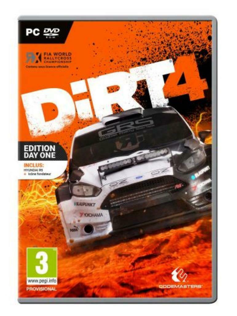 Dirt 4 - pc-spellen, Games en Spelcomputers, Ophalen of Verzenden, Zo goed als nieuw, Simulatie