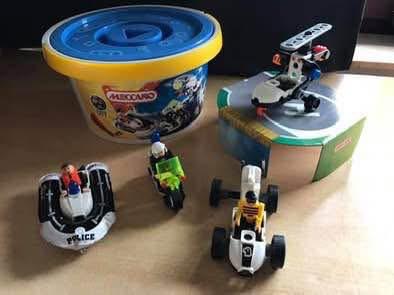 Meccano junior bouwset - 9 constructies, Ophalen, Zo goed als nieuw