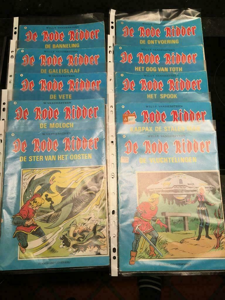 DE RODE RIDDER VAN 1976-1983 1STE DRUK 20 STUKS, Meerdere stripboeken, Ophalen of Verzenden, Gelezen, Willy vandersteen