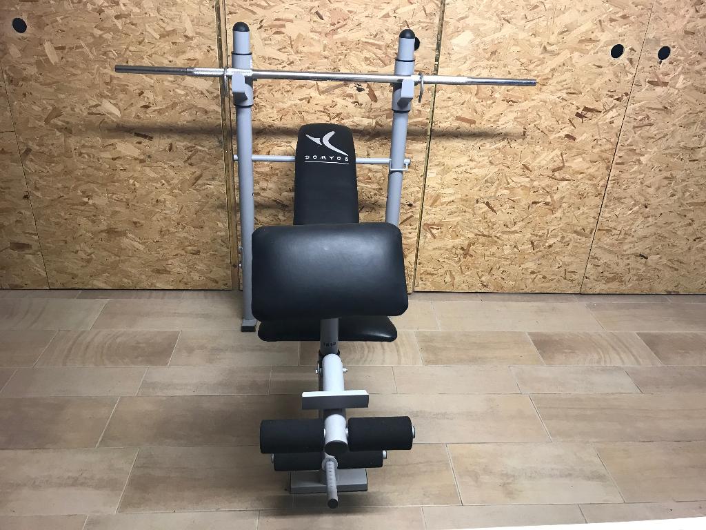 Banc de musculation DOMYOS, Enlèvement, Utilisé, Métal, Bras