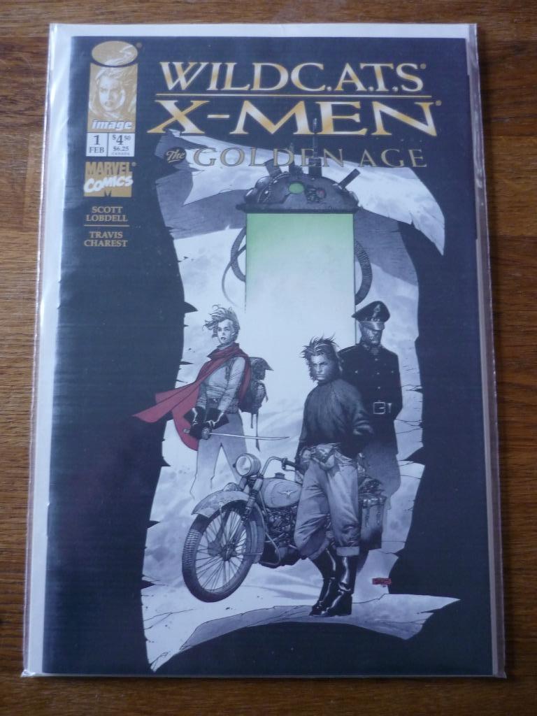 Comics WILDCATS/X-MEN #1 „Golden Age”, Image & Marvel 1997, Amerika, Ophalen of Verzenden, Divers auteurs, Gelezen