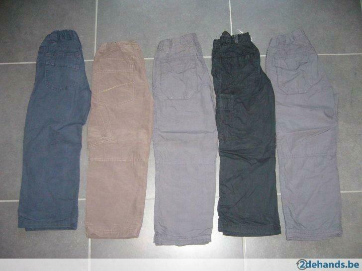 Mooie gevoerde broeken - maat 110, Kinderen en Baby's, Ophalen, Gebruikt, Jongen, Broek