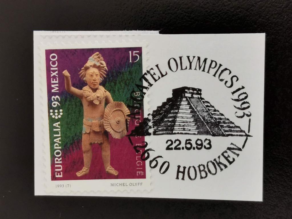 Belgique 1993 - Europalia 93 - Mexique - Alcatel Olympics, Timbres & Monnaies, Timbres | Europe | Belgique, Enlèvement ou Envoi