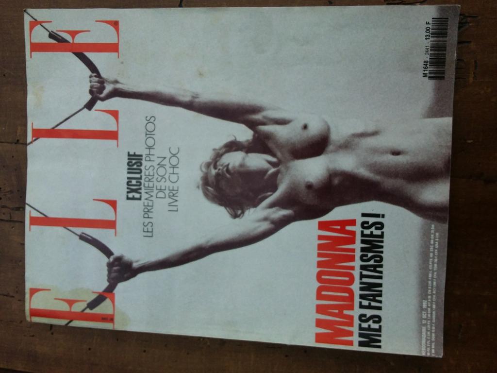 Revue exclusive de "ELLE"  MADONNA et ses fantasmes, Livres, Enlèvement, Utilisé
