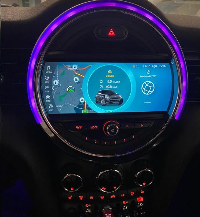 Mini Flash id4 -> id6 (Apple Carplay op volledig scherm), Auto diversen, Autoradio's, Zo goed als nieuw