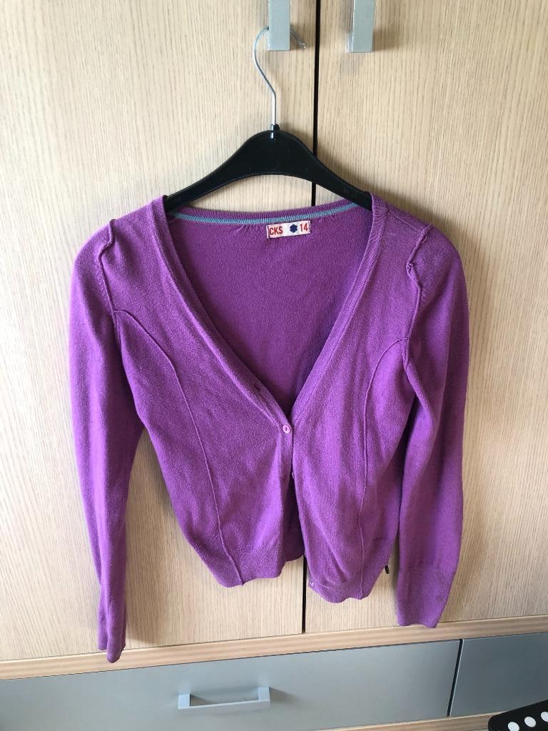Paarse gilet van CKS, Enlèvement ou Envoi, Taille 34 (XS) ou plus petite, Porté, CKS