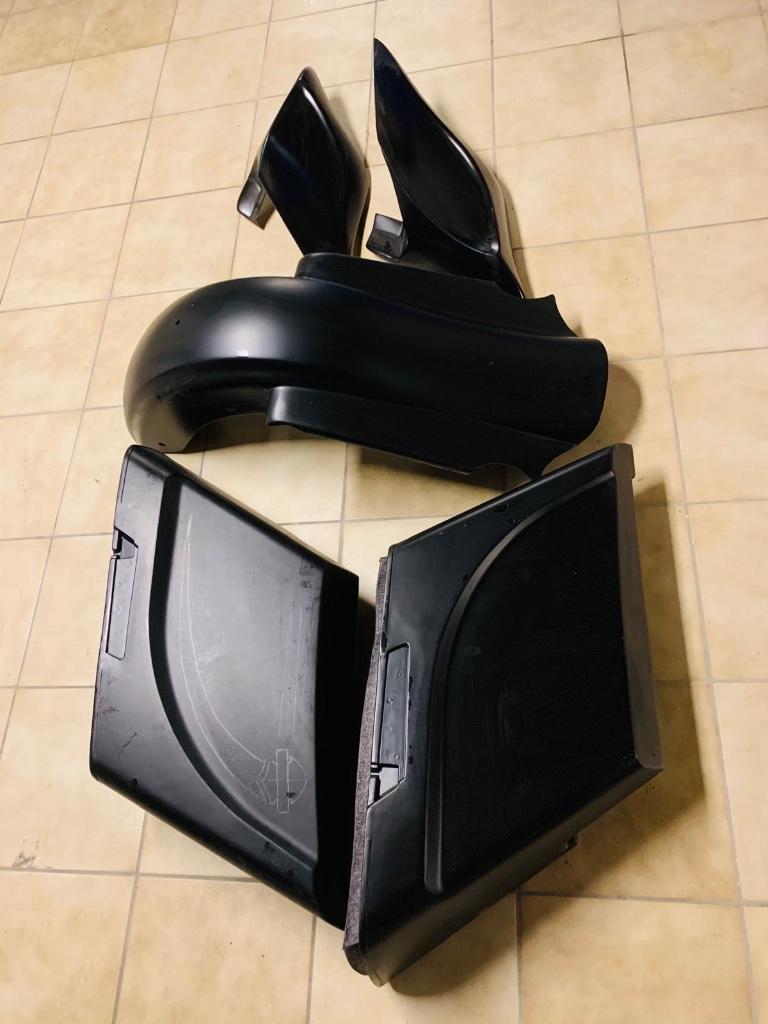 Bagger set Harley Davidson, Motoren, Ophalen, Nieuw