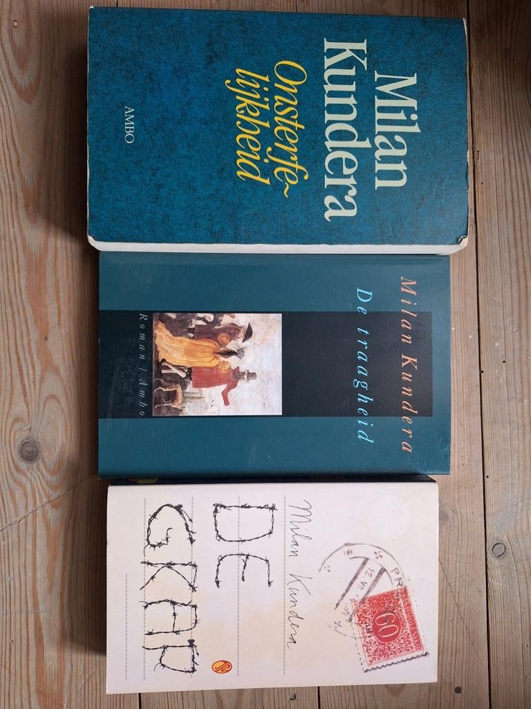 Milan Kundera - 2 boeken, Boeken, Ophalen of Verzenden, Zo goed als nieuw