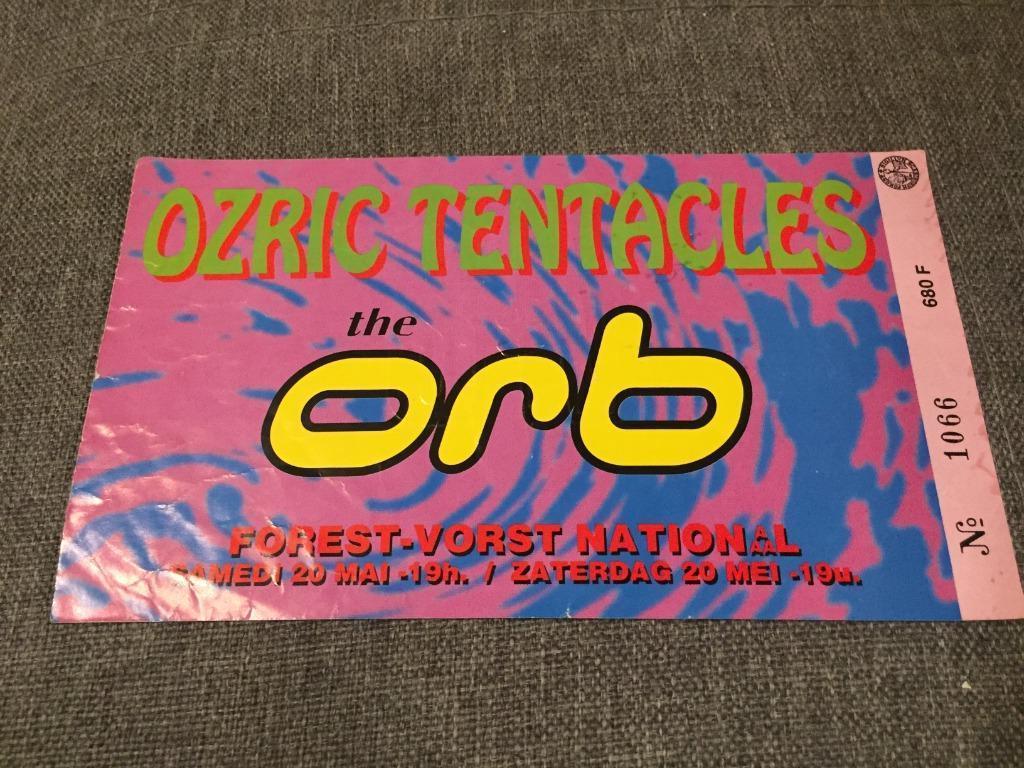 Vintage Concert ticket Ozric Tentacles 008, Tickets en Kaartjes