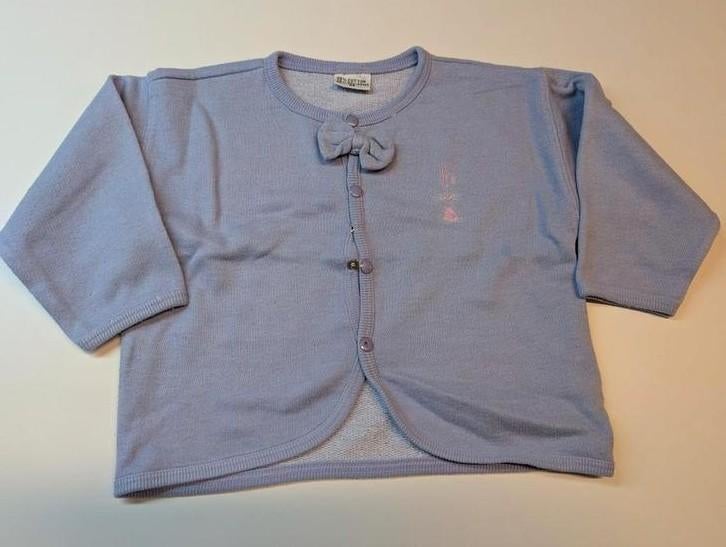 Vague lilas avec nœud papillon taille 86, Enlèvement ou Envoi, Utilisé, Fille, Pull ou Veste