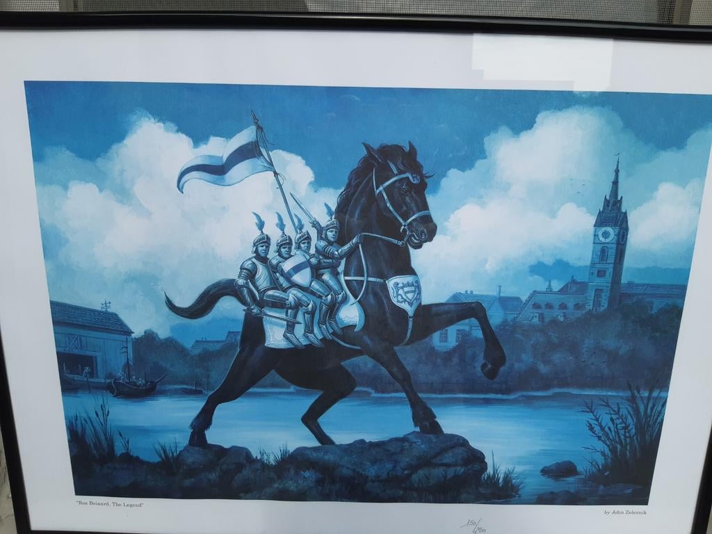 Ros Beiaard " The Legend" by John Zeleznik., Enlèvement