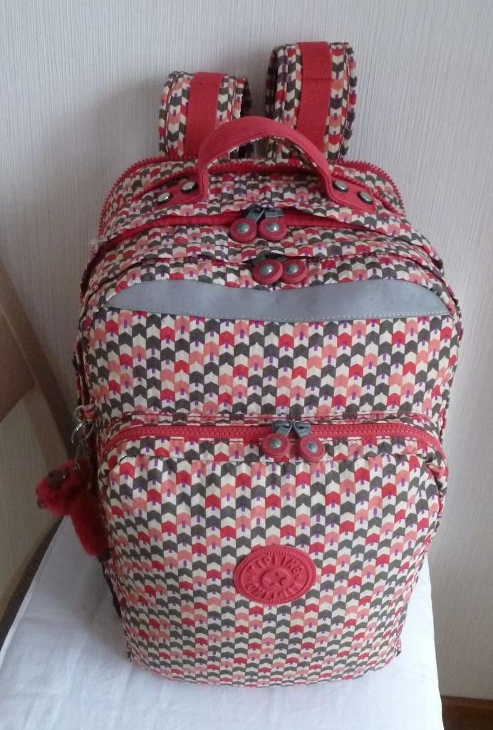 Kipling Grand sac à dos 6 à 77 ans + singe, 25 à 40 cm, Kipling, Enlèvement ou Envoi, Étanche