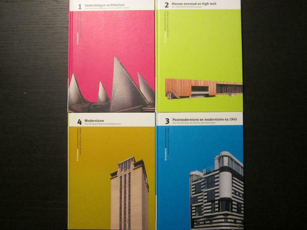 De Standaard architectuurbibliotheek (Volledige reeks), Boeken, Kunst en Cultuur | Architectuur, Zo goed als nieuw, Architectuur algemeen