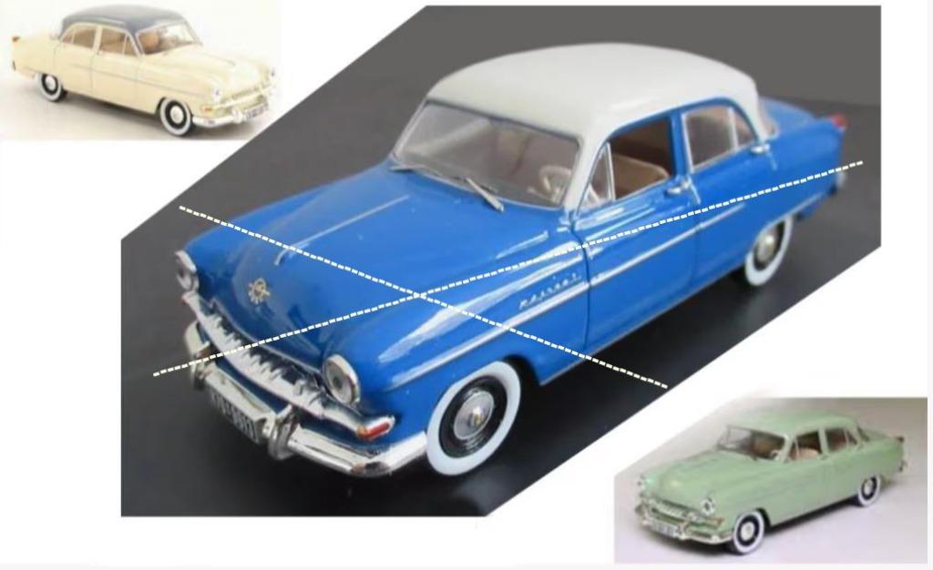 Opel Kapitän 1954 1955, Hobby en Vrije tijd, Modelauto's | 1:43, Nieuw, Auto, Starline, Verzenden