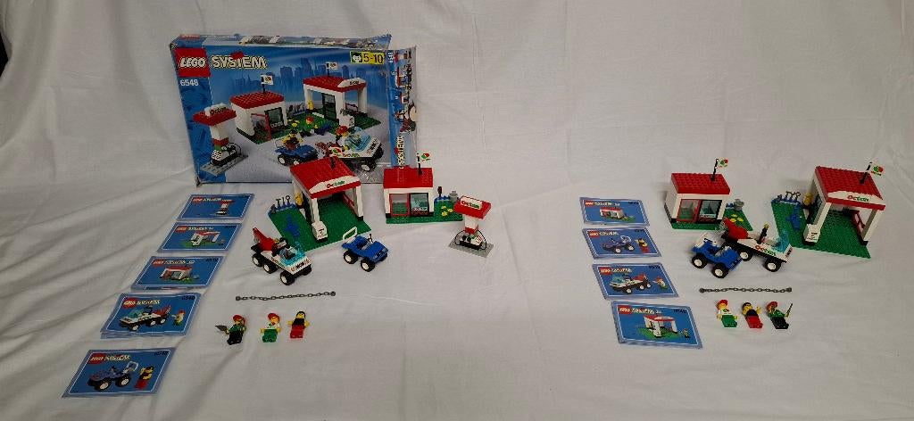 Lego 6548 Octan gas station, Ophalen of Verzenden, Gebruikt, Complete set, Lego