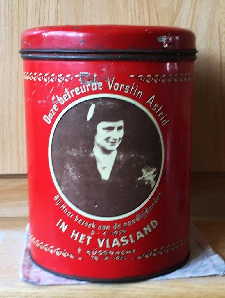 KONINGIN ASTRID BLIK 1935 KOFFIE N HANSSENS DE BRABANDERE, Ophalen of Verzenden