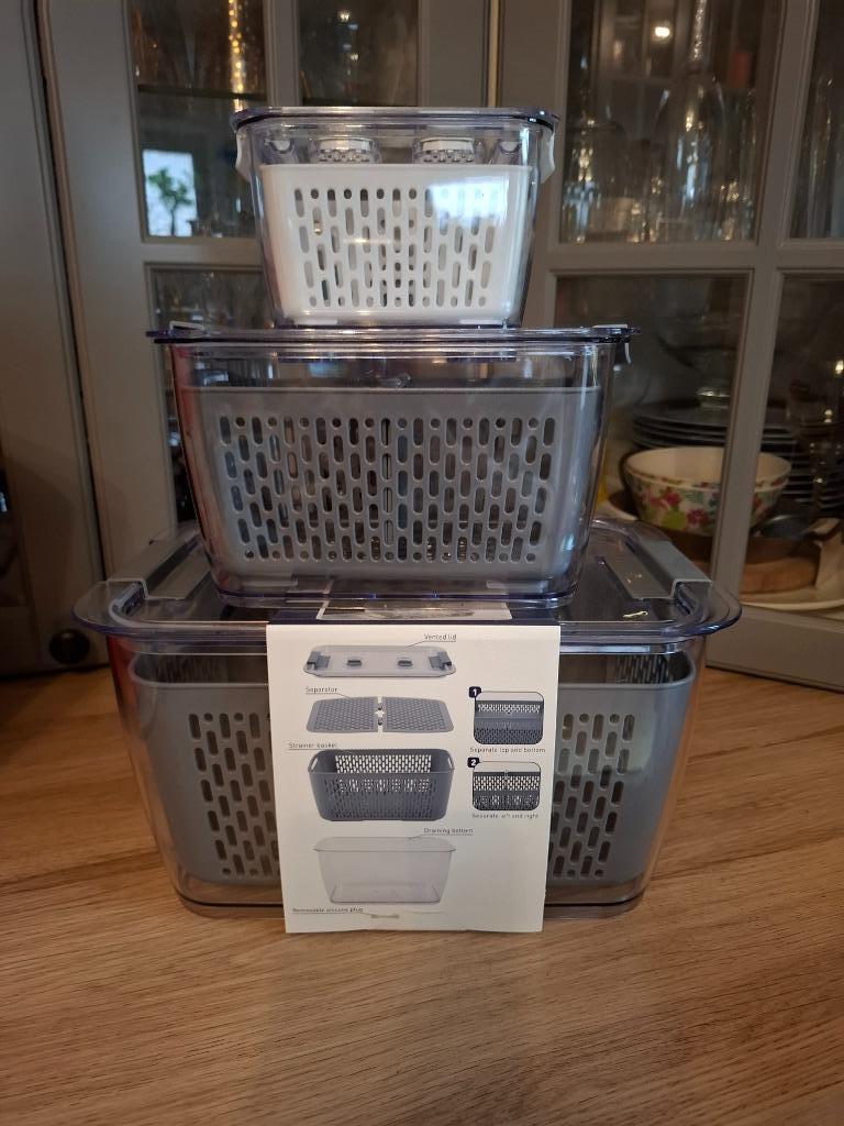 3 boîtes fraicheur pour votre réfrigérateur, Enlèvement, Neuf