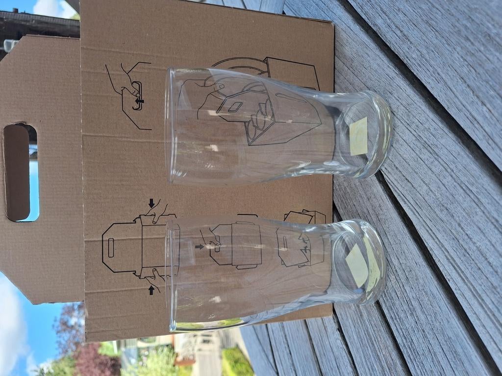 NIEUW 6 grote glazen ikea, Ophalen, Nieuw
