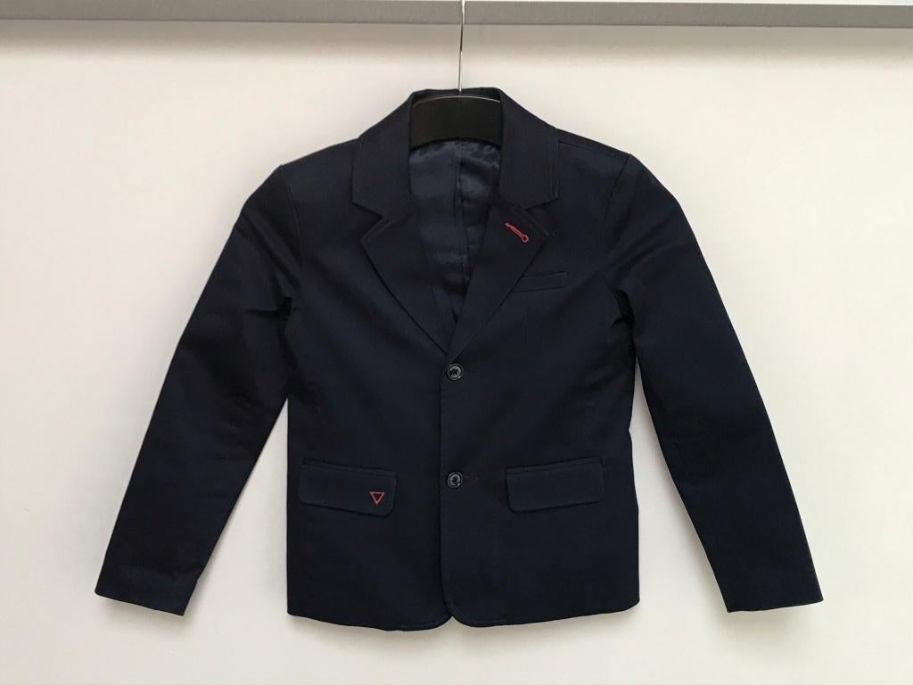 Donkerblauwe blazer communie jongens, Trui of Vest, Ophalen of Verzenden, Jongen, Guess