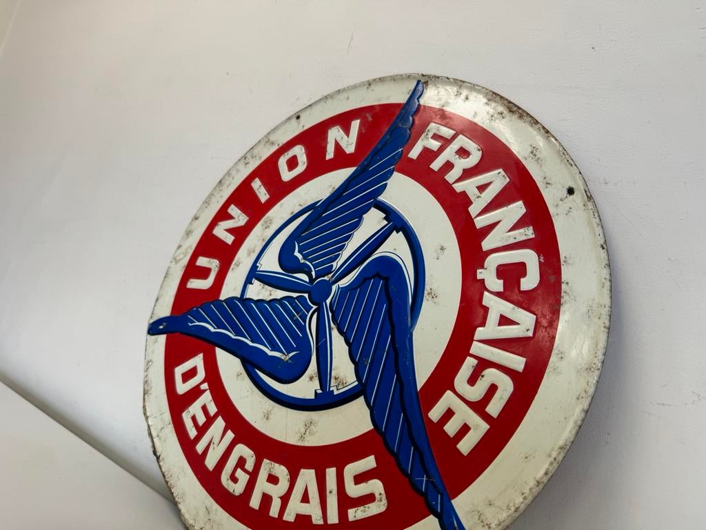Ancien panneau d'affichage de l'Union Dengrais, Enlèvement ou Envoi, Utilisé, Panneau publicitaire