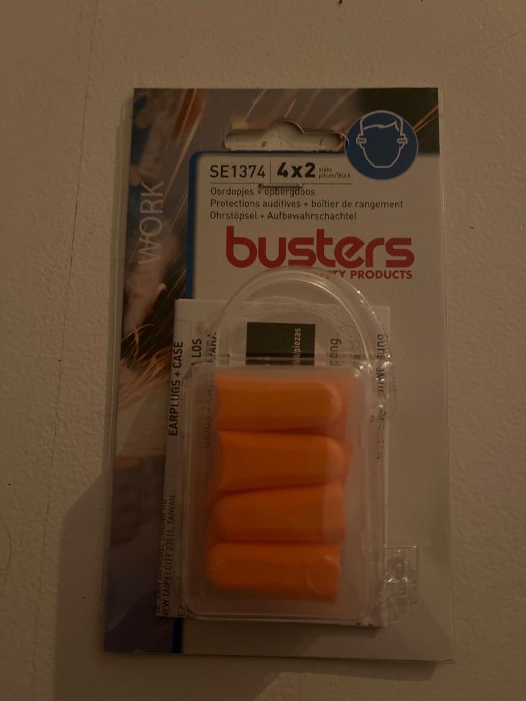 Bouchons d'oreilles Busters 32dB 4x2 pièces, Enlèvement ou Envoi, Neuf