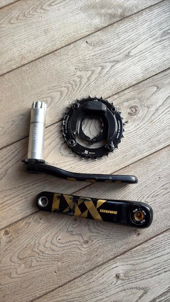Cranks sram xx1 dub 175 mm en powermeter power2max ng, Fietsen en Brommers, Ophalen, Gebruikt, Crankstel of Pedalen