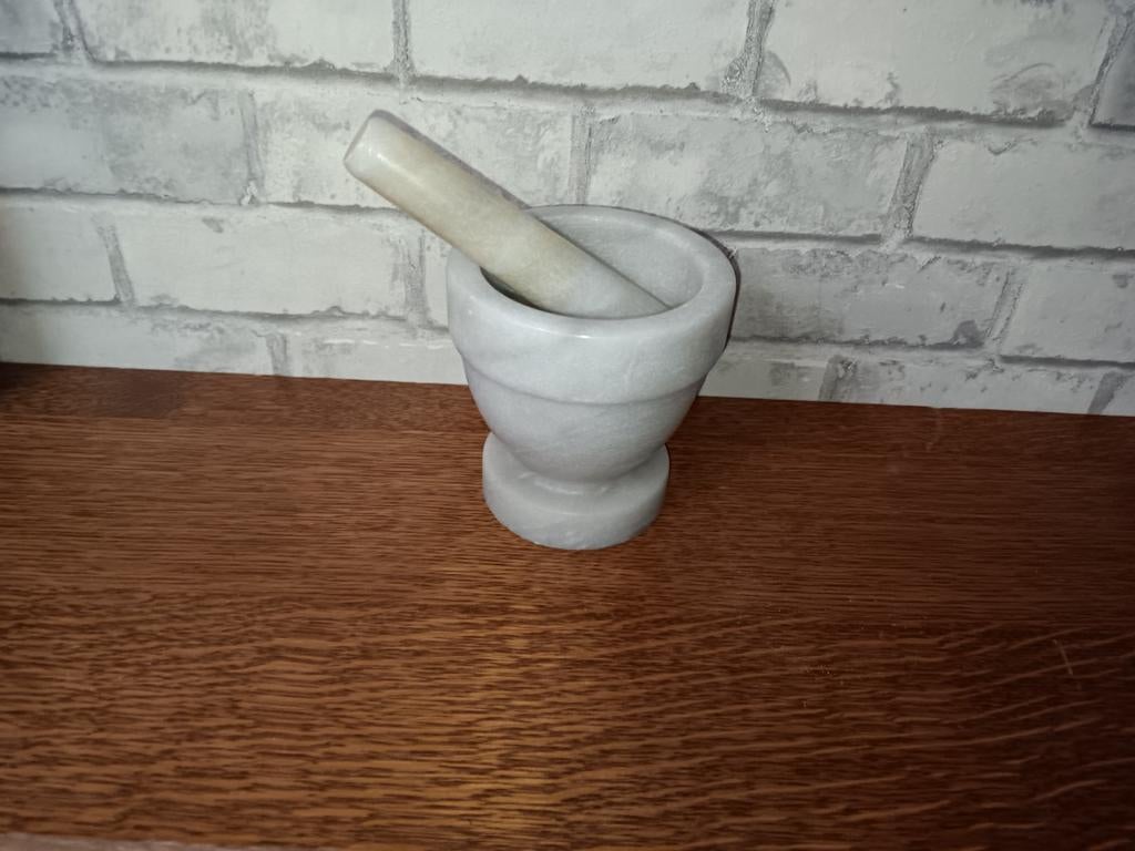 Marmeren vijzel., Antiek en Kunst, Ophalen of Verzenden