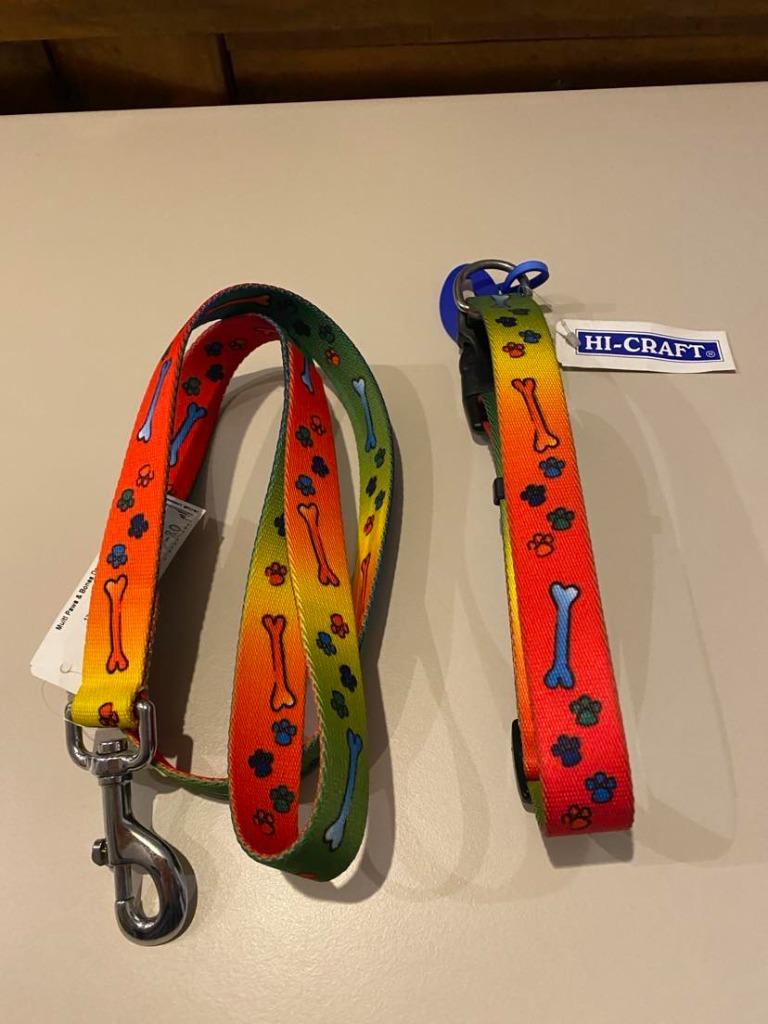 Prachtige halsband + leiband aan outletprijsje !, Dieren en Toebehoren, Ophalen of Verzenden, Nieuw