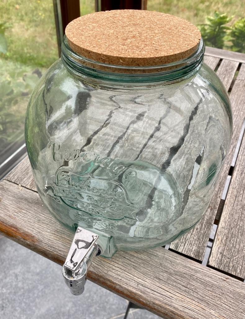 Drankdispenser, Huis en Inrichting, Ophalen, Zo goed als nieuw, Glas