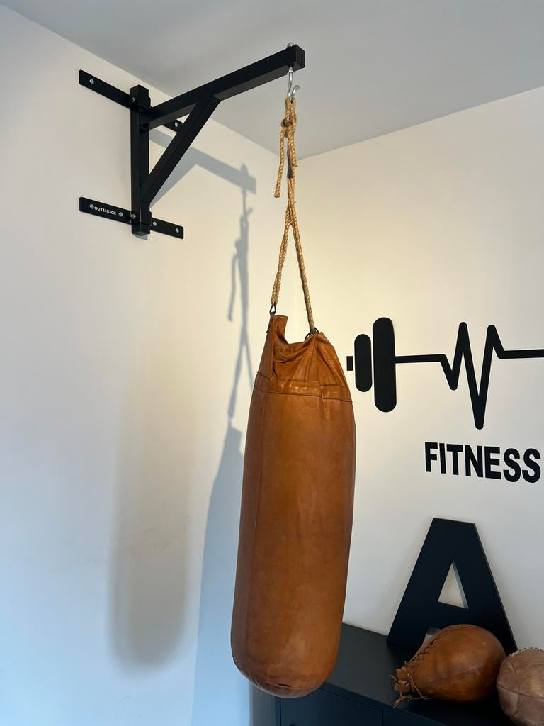 Sac de boxe  cuir, Ophalen, Zo goed als nieuw, Bokszak