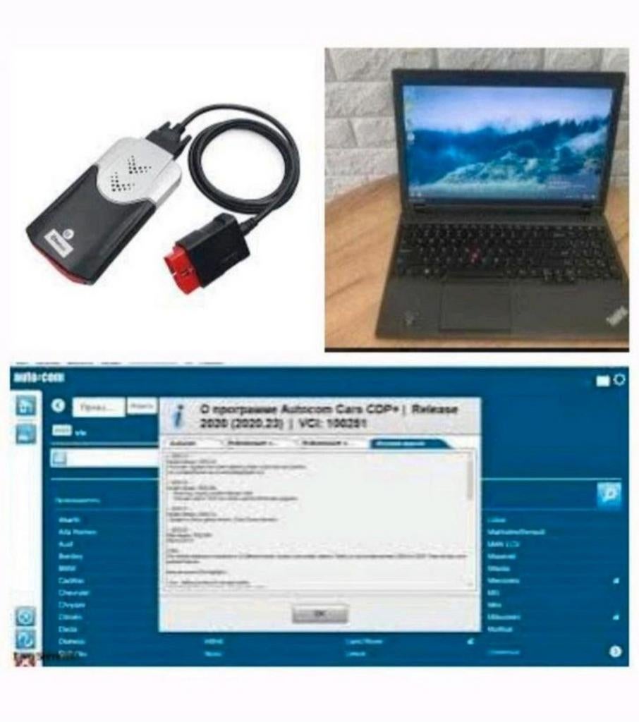 Ordinateur portable Lenovo Workshop Autocom i7 500 Go Delphi, Enlèvement ou Envoi, Utilisé