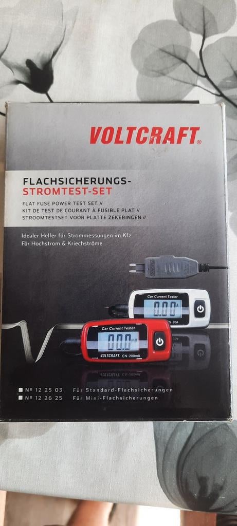 Voltcraft zekering tester, Ophalen