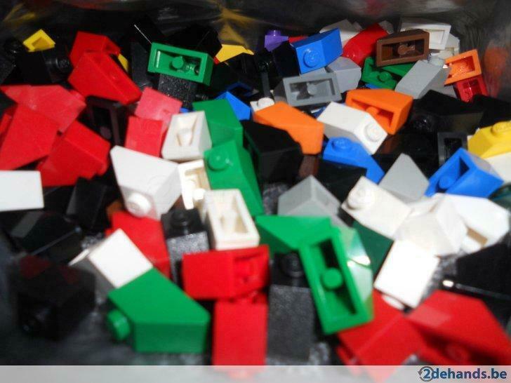 "3040" Lego 94 dakpannen 2x1, Ophalen of Verzenden, Gebruikt