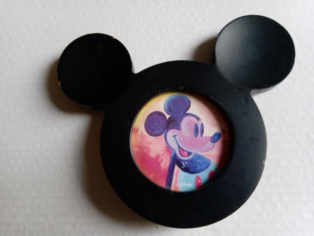 Cadre photo Disney - Icône Mickey Mouse - Noir, Collections, Enlèvement ou Envoi, Mickey Mouse, Utilisé, Statue ou Figurine