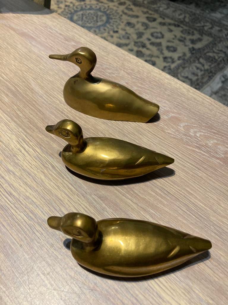 Koperen eenden, Antiek en Kunst, Antiek | Brons en Koper, Ophalen of Verzenden, Koper