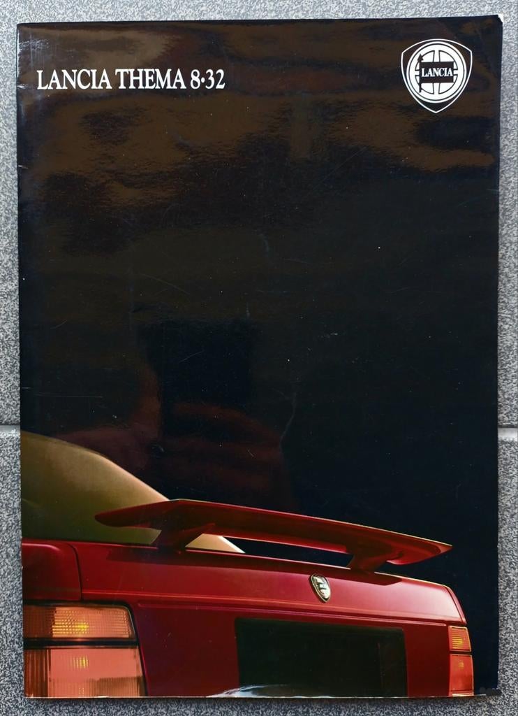 Lancia Thema 8.32 folderbrochure, Ophalen of Verzenden
